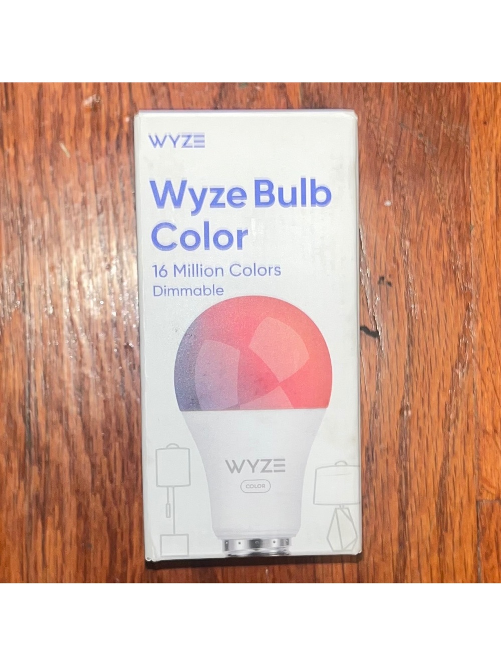 Wyze WLPA19C 1100 Lumens Wi-Fi RGB Dimmable A19 LED Color Smart Bulb 12 Watts